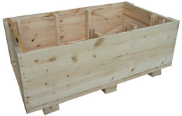 wooden boxes and crates